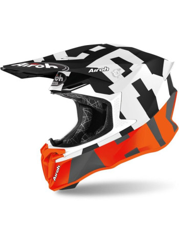 Шлем кроссовый Airoh Twist 2.0 Frame Orange Matt