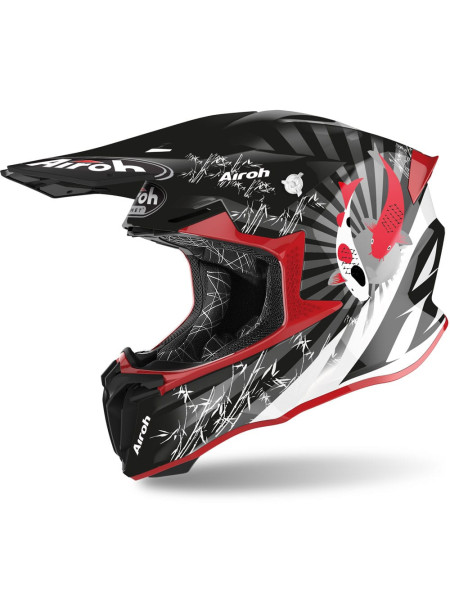 Шлем для кросса Airoh Twist 2.0 Katana Red Gloss