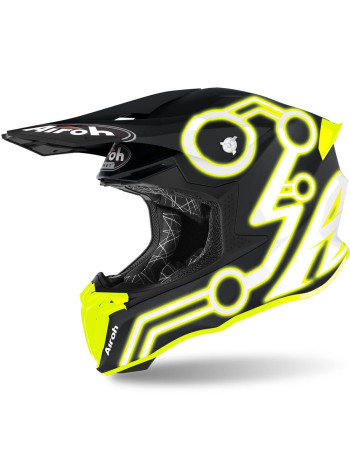 Шлем кроссовый Airoh Twist 2.0 Neon Yellow Matt