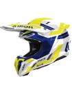 Внедорожный мотошлем Airoh Twist 3 Dynasty Blue-Yellow Gloss