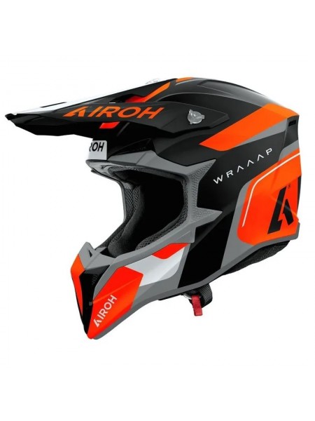 Внедорожный шлем Airoh Wraaаp CONQUER Orange Matt
