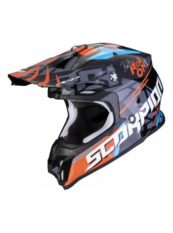Scorpion EXO VX-16 EVO AIR ROK Черный/Оранжевый