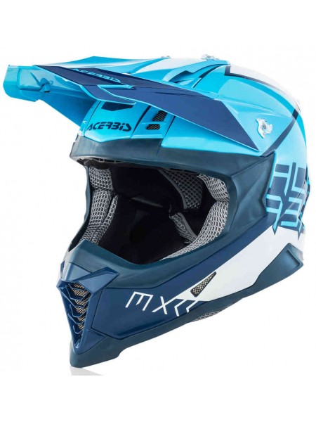 Шлем кроссовый Acerbis X-RACER VTR White/Blue