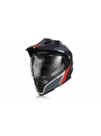 Шлем Acerbis FLIP FS-606 Grey/Red