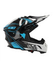 Кроссовый шлем Acerbis STEEL CARBON White/Azure
