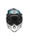Кроссовый шлем Acerbis STEEL CARBON White/Azure