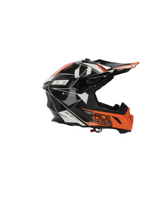 Шлем кроссовый Acerbis STEEL CARBON White/Orange