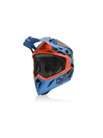 Шлем Acerbis STEEL CARBON Orange/Blue