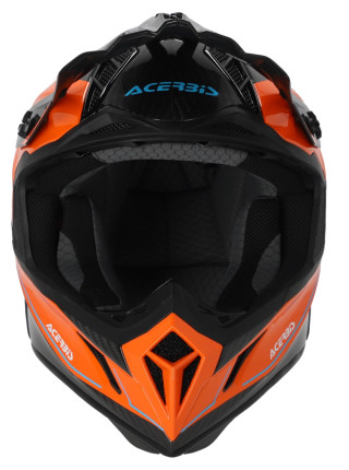 Шлем кроссовый Acerbis STEEL CARBON 22-06 Orange/Black