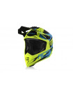 Шлем Acerbis X-TRACK Light Blue/Fluo Yellow