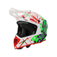 Шлем кроссовый Acerbis X-TRACK 22-06 Green/White