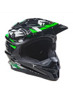 Кроссовый мотошлем AiM JK803S Green/Black