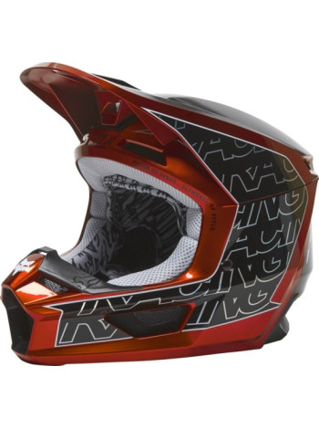 Шлем кроссовый Fox V1 Peril Flow Red
