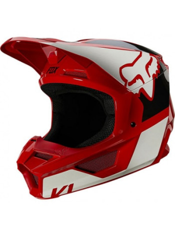 Шлем кроссовый Fox V1 Revn Flame Red