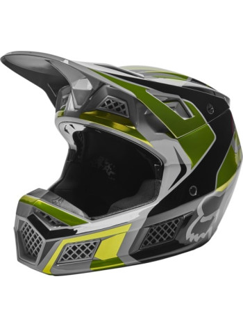 Шлем кроссовый Fox V3 RS Mirer Flow Yellow