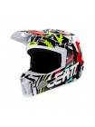 Шлем кроссовый Leatt Moto 3.5 Zebra 2023