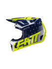 Шлем для мотокросса Leatt 7.5 + очки Velocity 4.5 Blue 2024