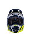 Шлем для мотокросса Leatt 7.5 + очки Velocity 4.5 Blue 2024
