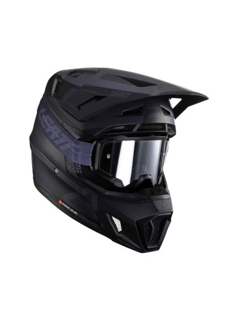 Шлем для мотокросса Leatt 7.5 + очки Velocity 4.5 Stealth 2025