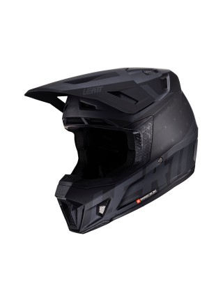 Шлем кроссовый Leatt 7.5 + очки Velocity 4.5 Stealth 2025