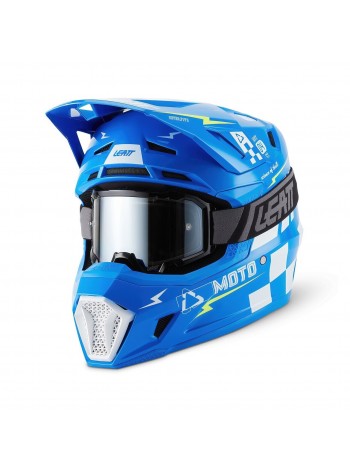 Шлем кроссовый Leatt Moto 7.5 Blue 2027
