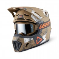 Кроссовый шлем Leatt Moto 7.5 Camo Khaki Brown 2027