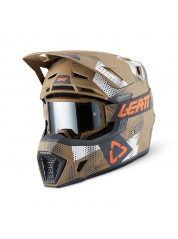 Шлем кроссовый Leatt Moto 7.5 Camo Khaki Brown 2027