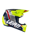Шлем кроссовый Leatt 7.5 + очки Velocity 4.5 Lime