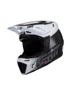 Шлем для мотокросса Leatt 8.5 + очки Velocity 5.5 Black/White 2024