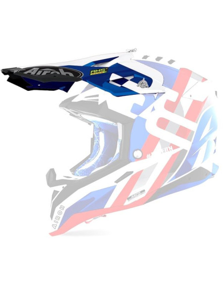 Козырек для шлема Airoh Aviator 3 Rainbow Blue-Red