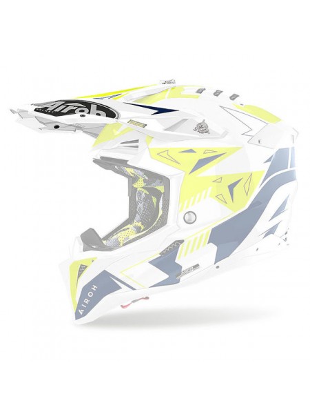 Козырек для шлема Airoh Aviator 3 SPIN YELLOW-BLUE