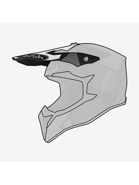 Козырек для шлема Airoh Wraap RAZE BLACK MATT