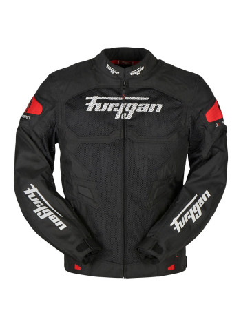 Furygan ATOM VENTED Черно-красная