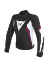 Женская куртка Dainese AVRO D2 TEX JACKET черно-розовая