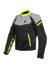 Мужская куртка Dainese BORA AIR TEX Black/Magnesio-Matt/Fluo-Yellow