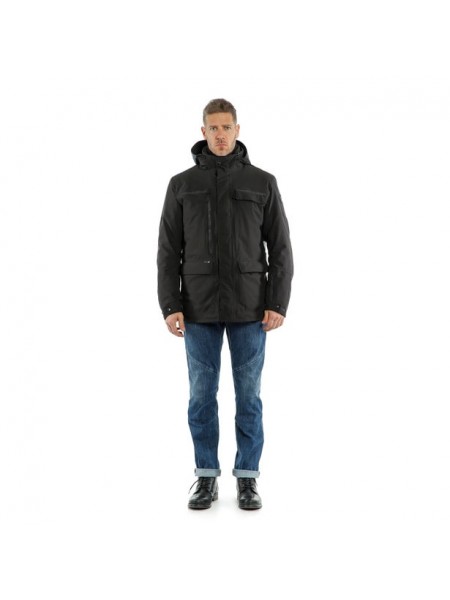 Мотокуртка мужская текстильная Dainese MILANO D-DRY Ebony/Black/Black