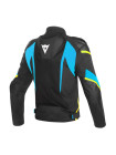 Мужская куртка Dainese SUPER RIDER D-DRY Black/Fire-Blue/Fluo-Yellow