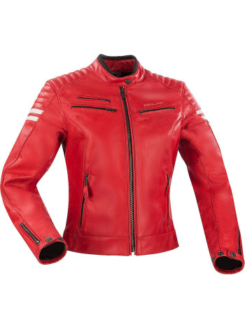 Куртка женская кожаная Segura LADY FUNKY Red/White