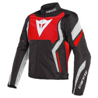 Мотокуртка мужская текстильная Dainese Edge Tex Jacket Черно-красная