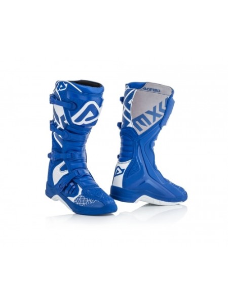 Кроссовые мотоботы Acerbis X-TEAM Blue/White