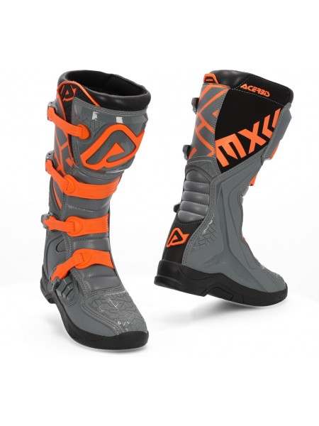 Кроссовые мотоботы Acerbis X-TEAM Grey/Orange