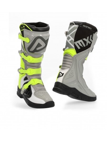 Кроссовые мотоботы Acerbis X-TEAM Grey/Yellow