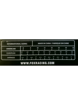 Кроссовые мотоботы Fox Comp Boot Black
