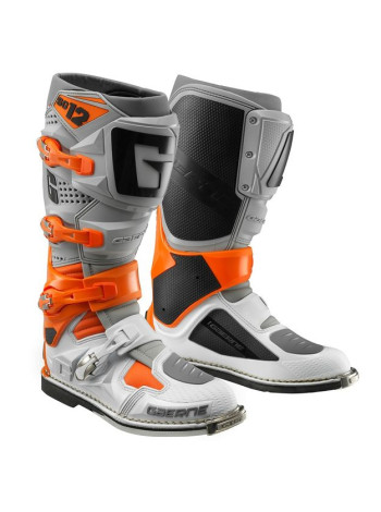 Кроссовые мотоботинки Gaerne SG-12 ORANGE GREY WHITE