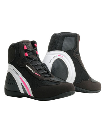 Мотоботы женские DAINESE MOTORSHOE D1 AIR LADY BLACK/WHITE/FUCHSIA