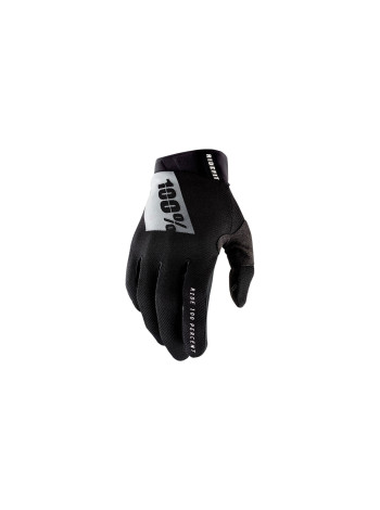 Мотоперчатки кроссовые 100% Ridefit Black/White