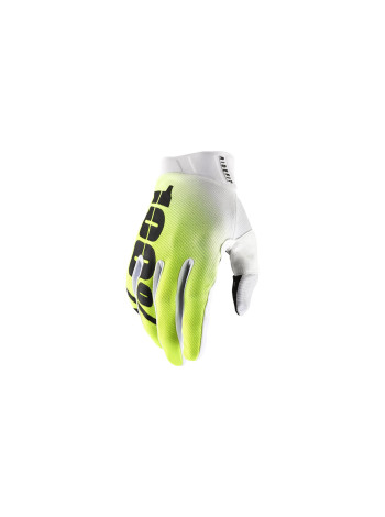 Мотоперчатки кроссовые 100% Ridefit Korp Yellow