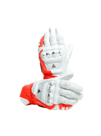 Мотоперчатки Dainese 4-STROKE 2 White/Fluo-Red