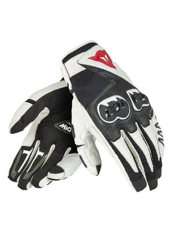 Мотоперчатки Dainese MIG C2 UNISEX Black/White/Black