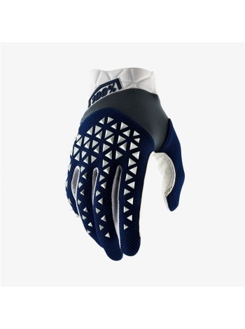 Мотоперчатки 100% Airmatic Navy/Steel/White